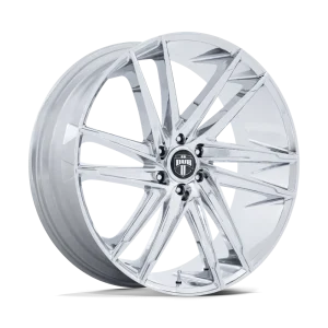DUB – BLAZE – Chrome – 24″x10″ 25mm – Summer Wheels – DC275PX24106825